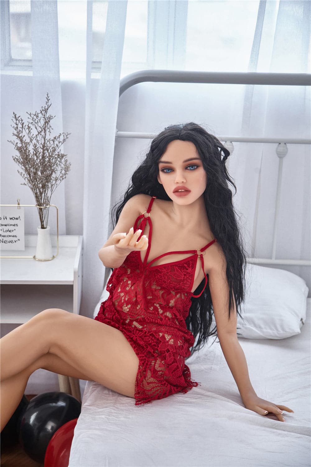 150cm/4ft11 B-Cup Latina Skinny TPE Sex Doll with #56 Head