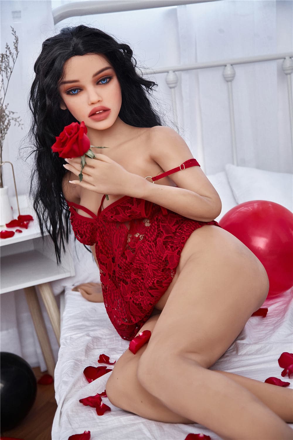 150cm/4ft11 B-Cup Latina Skinny TPE Sex Doll with #56 Head