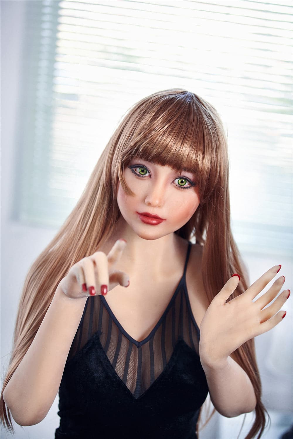 163cm/5ft4 C-Cup Blonde American Lifelike Sex Doll with #74 Head - Saya