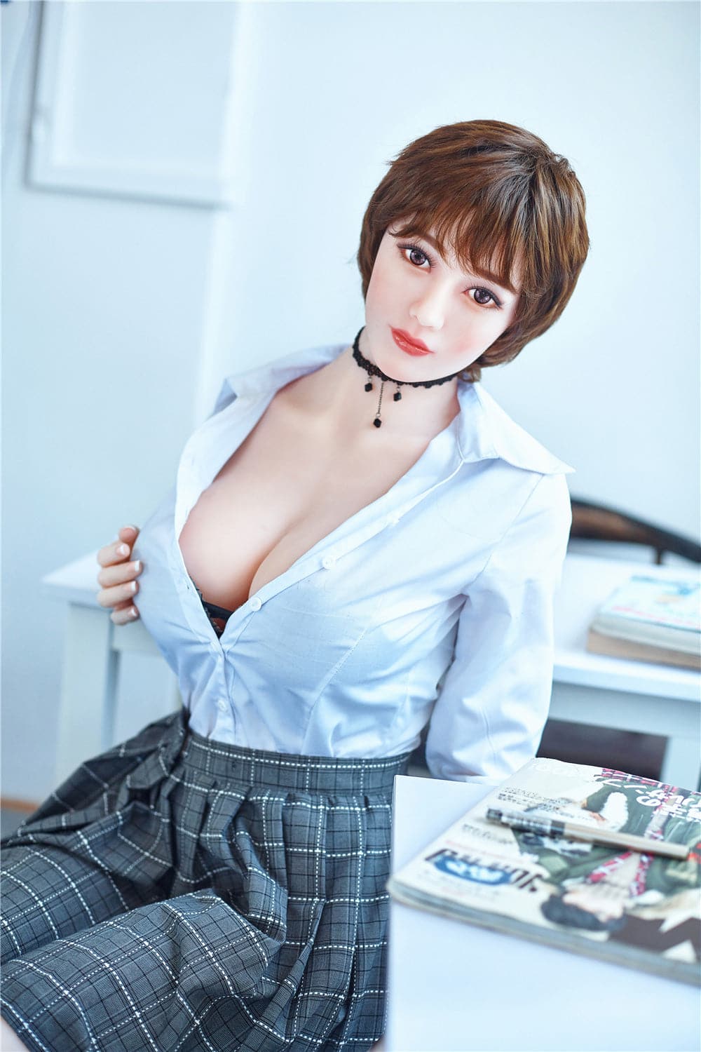 159cm/5ft3 E-Cup Big Tits Lifelike Sex Doll