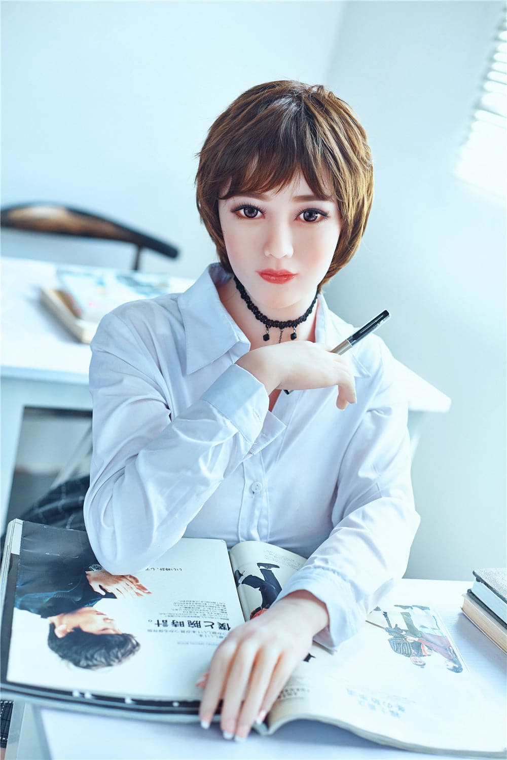 159cm/5ft3 E-Cup Big Tits Lifelike Sex Doll