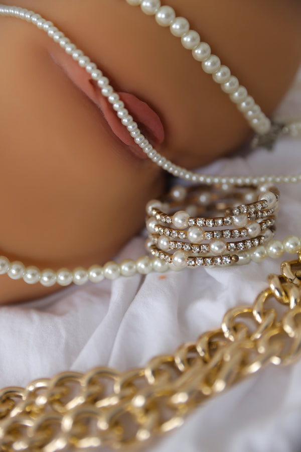 🔹CLM Classic🔹37cm/1ft3 L Mini Big Breast Suntan TPE Torso Sex Doll