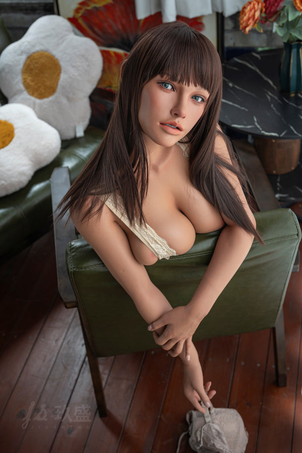 160cm/5ft3 E-cup Full Silicone Sex Doll with ROS Head #3B - Lisa