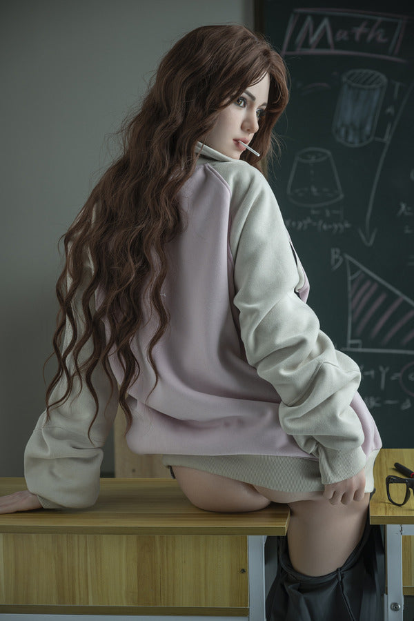 160cm/5ft3 D-cup Chinese Silicone Head Sex Doll ROS - M2