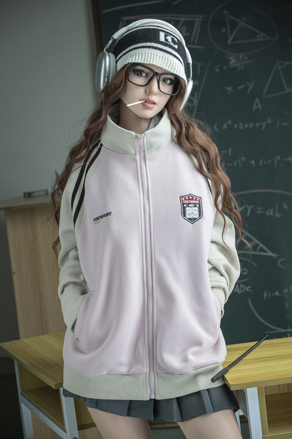 160cm/5ft3 D-cup Chinese Silicone Head Sex Doll ROS - M2