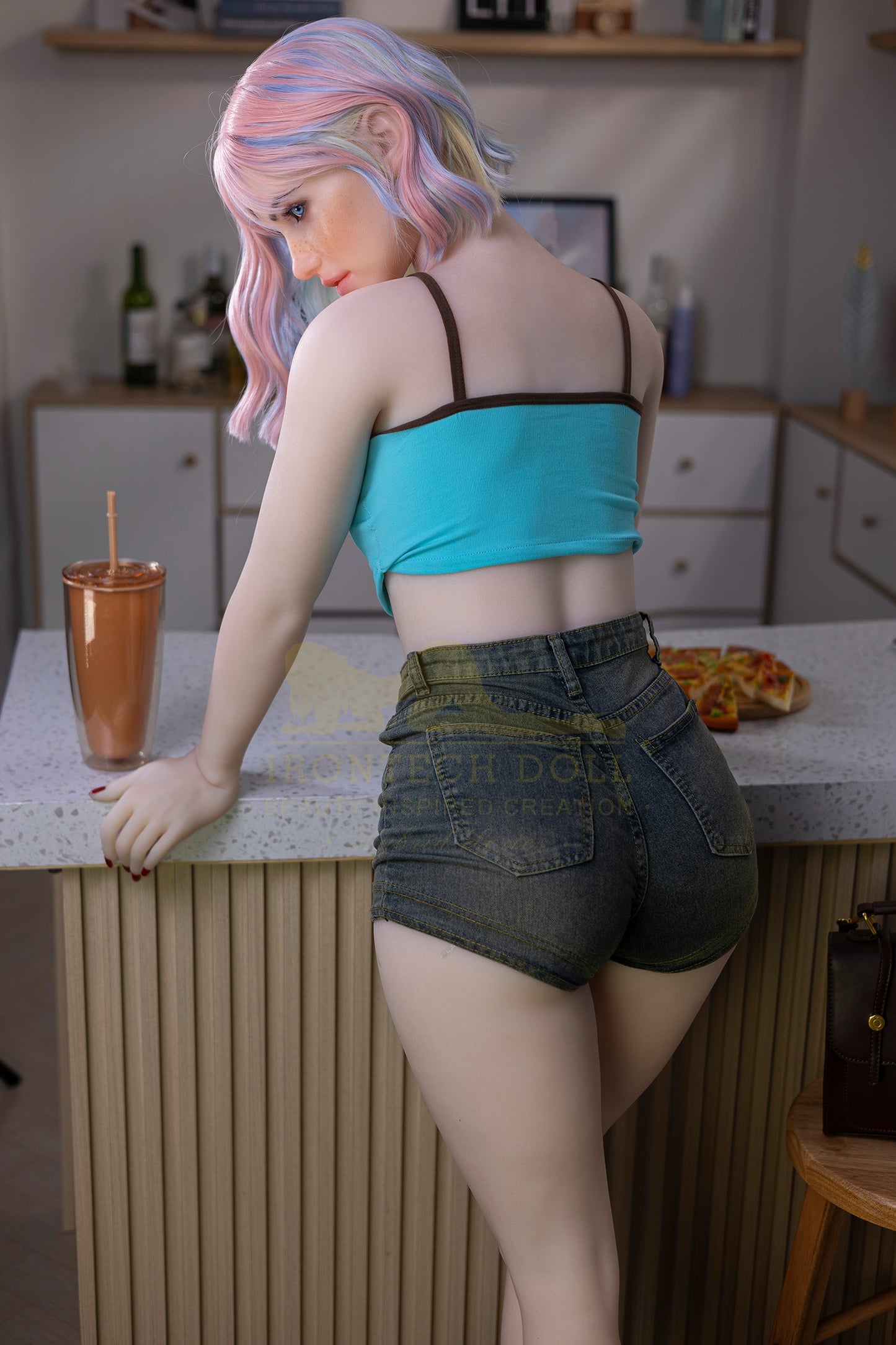 162cm/5ft4 A-Cup Cute Hybrid Sex Doll with S46 Head