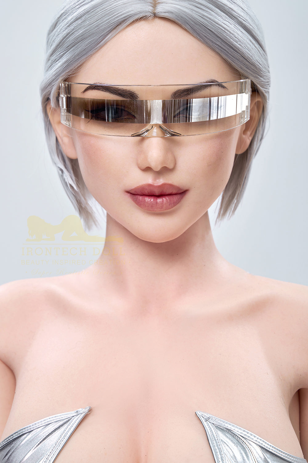 159cm/5ft3 G-cup Huge Breast Bubble Butt Silicone Sex Doll – S13 Celine