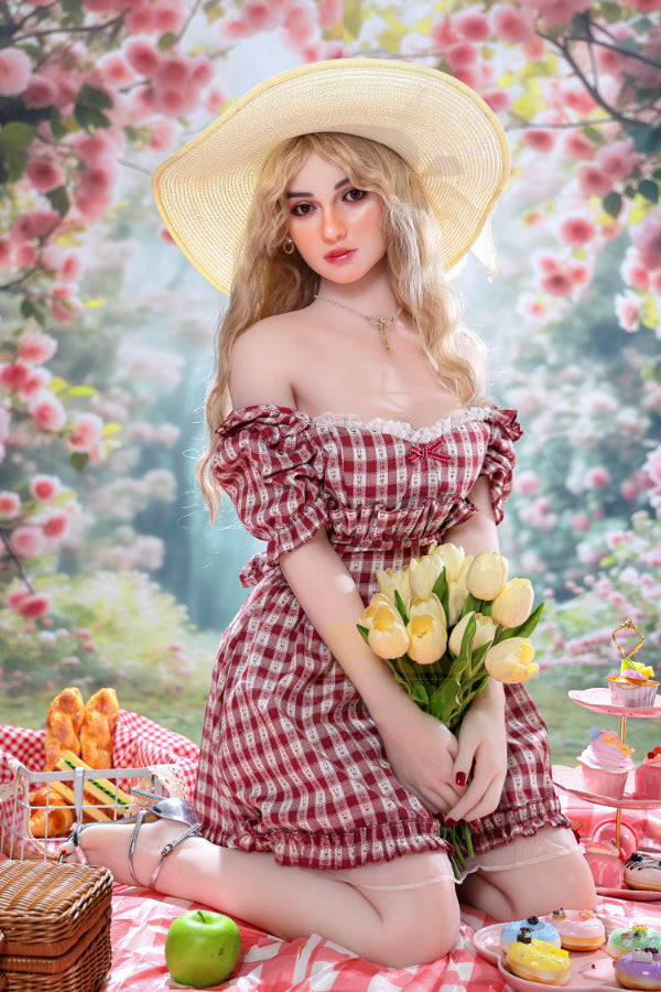 162cm/5ft4 A-Cup Cute Hybrid Sex Doll with S45 Head