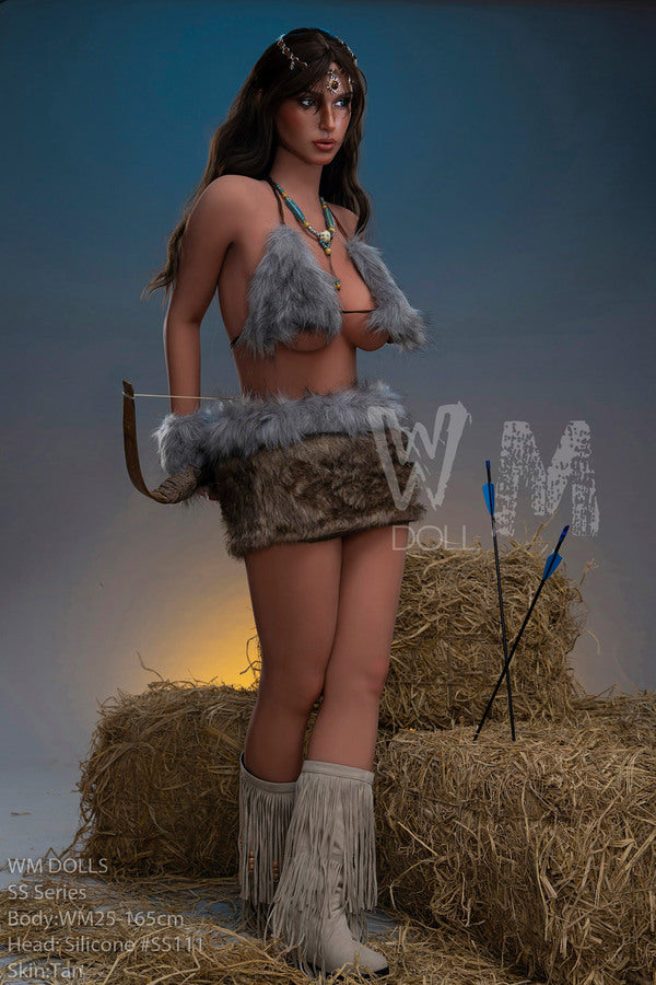 165cm/5ft5 E-Cup Silicone Head S-TPE Body Sex Doll SS111