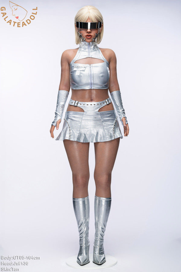 US In Stock - 164cm/5ft5 D-Cup Real Skin Texture Silicone Sex Doll GT05 – JS136 Tan