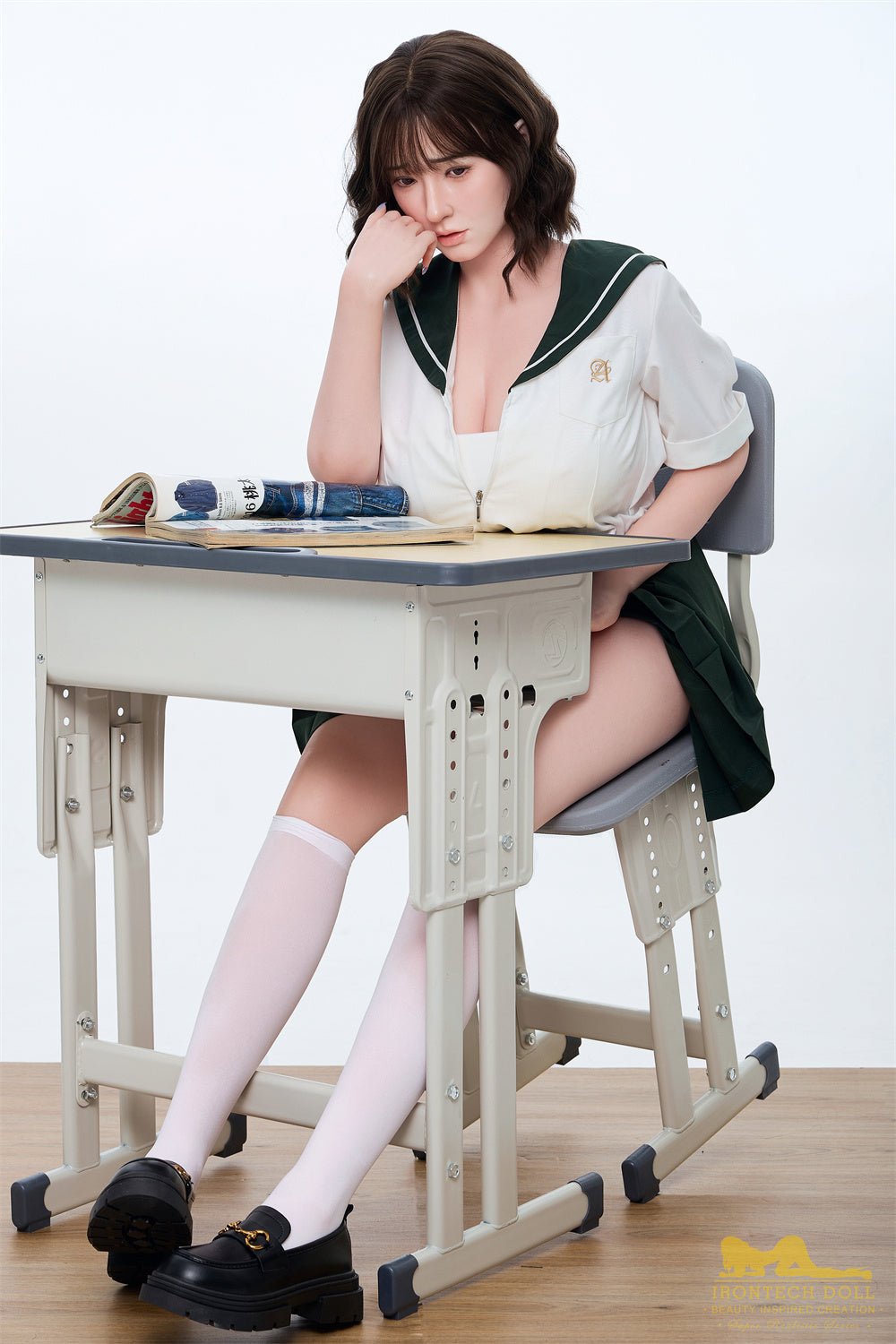 162cm/5ft4 I-cup Japanese Shemale/Transgender Silicone Sex Doll – S7