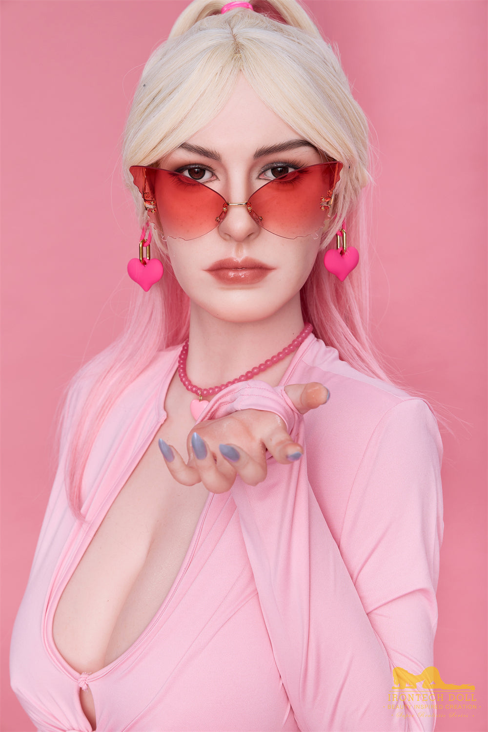 162cm/5ft4 I-cup Shemale/Transgender Silicone Sex Doll – S25