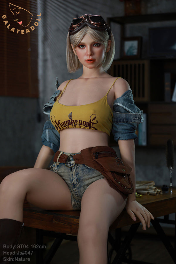 162cm/5ft4 E-cup Real Skin Texture Silicone Sex Doll – JS047 Nature