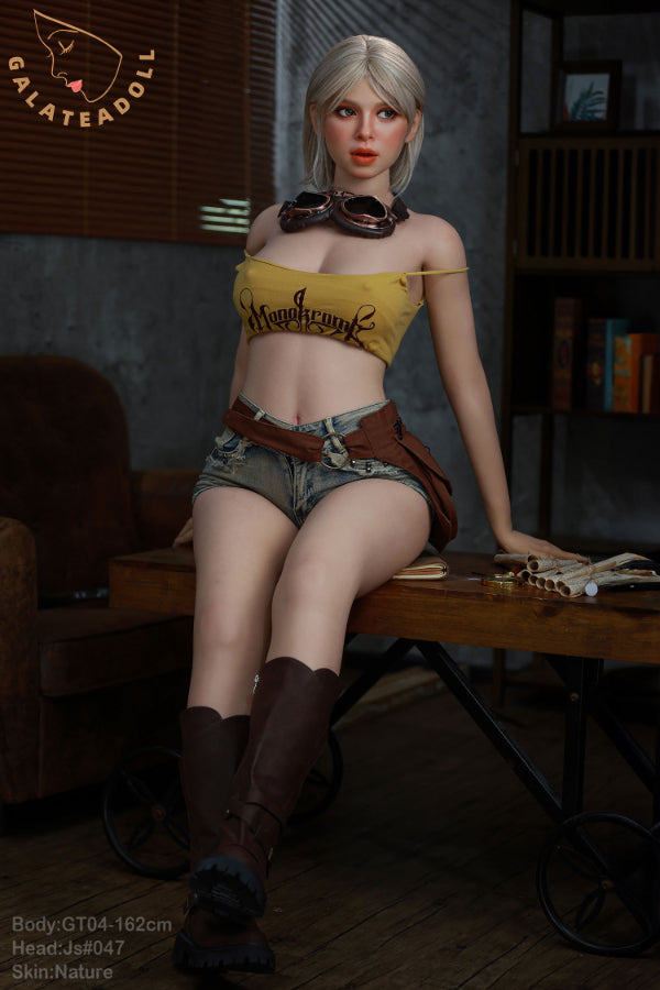 162cm/5ft4 E-cup Real Skin Texture Silicone Sex Doll – JS047 Nature