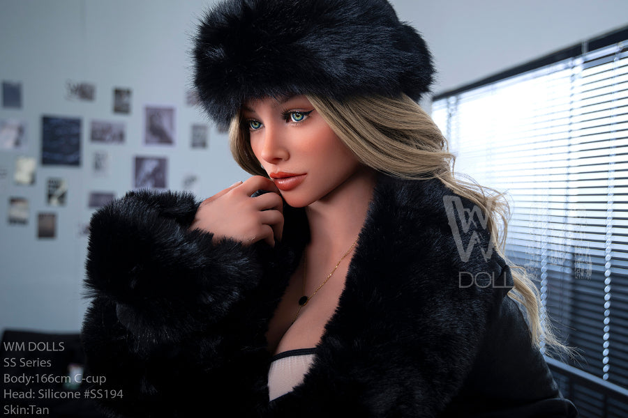 166cm/5ft5 C-Cup Silicone Head Sex Doll with ROS Head SS194