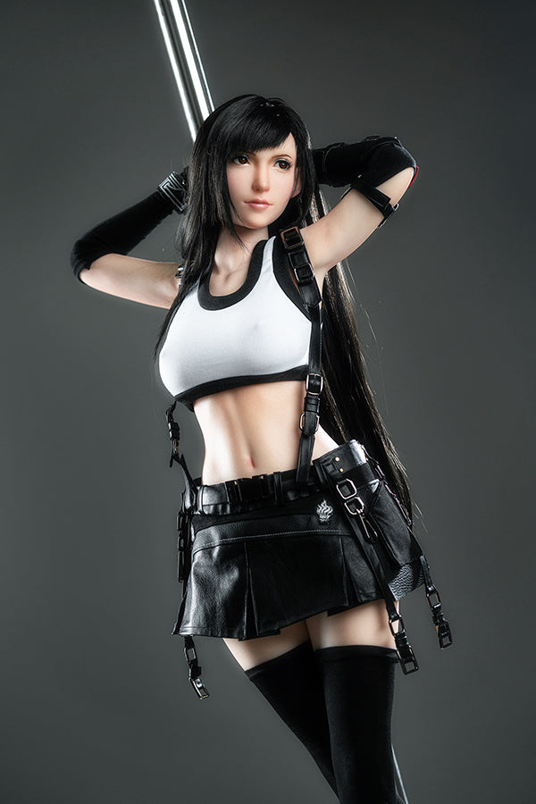 167cm/5ft6 D-cup Final Fantasy VII Game Cosplay Silicone Sex Doll - Tifa