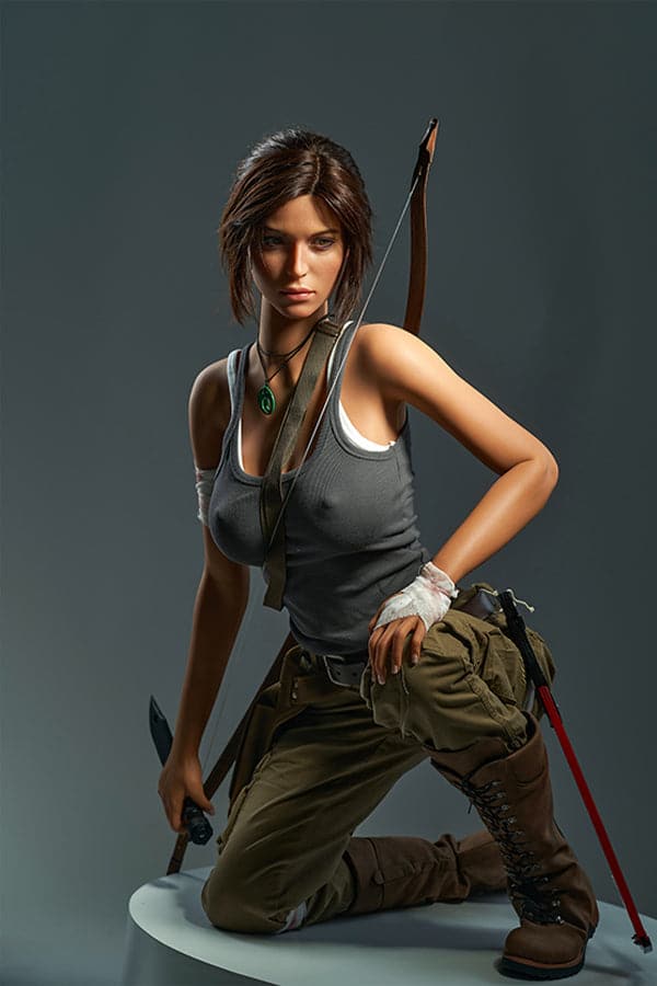 166cm/5ft5 E-Cup High-End Game Lady Doll  Silicone Sex Doll Lara Croft