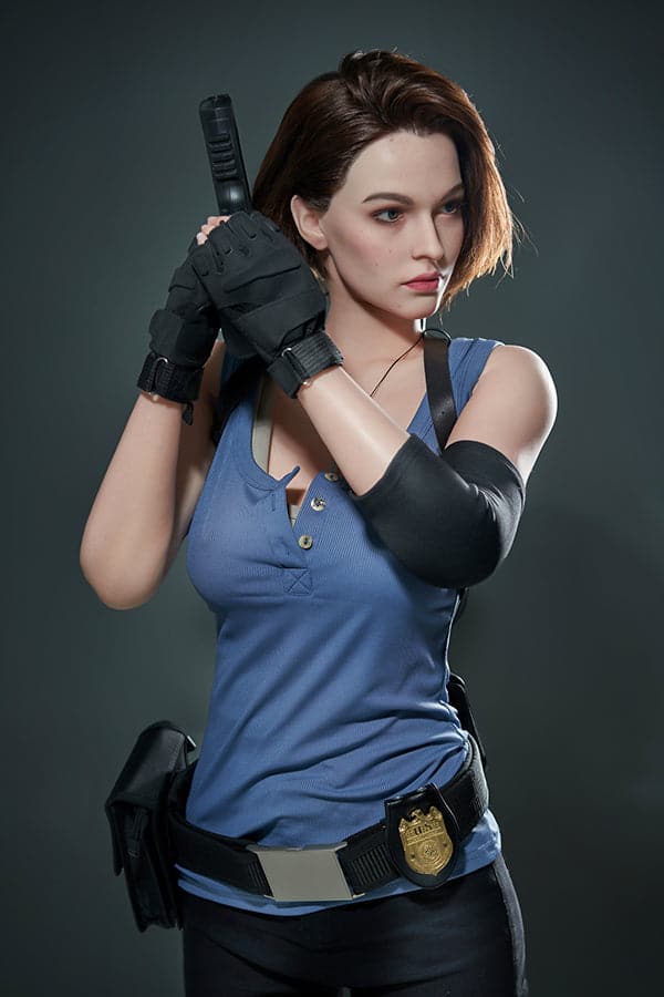 168cm/5ft6 E-cup Resident Evil Game Silicone Sex Doll Jill Valentine