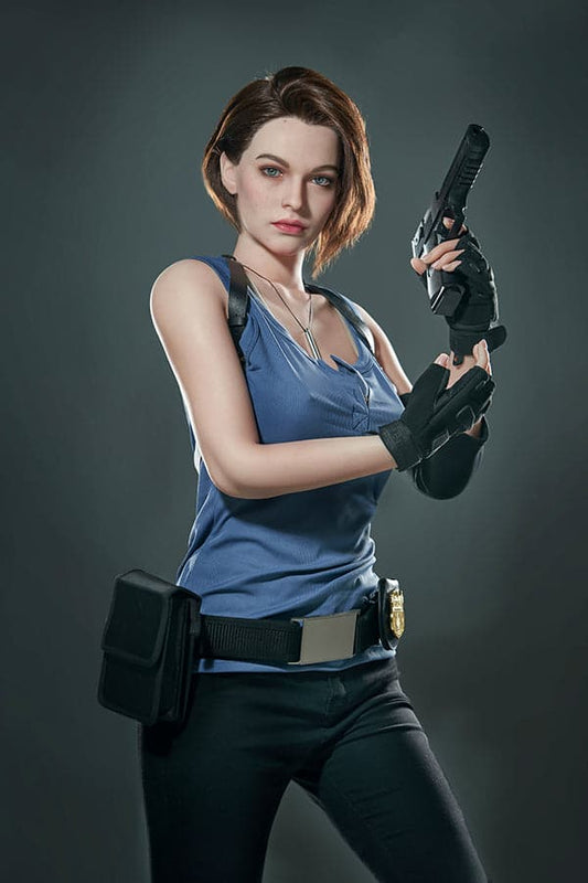 168cm/5ft6 E-cup Resident Evil Game Silicone Sex Doll Jill Valentine