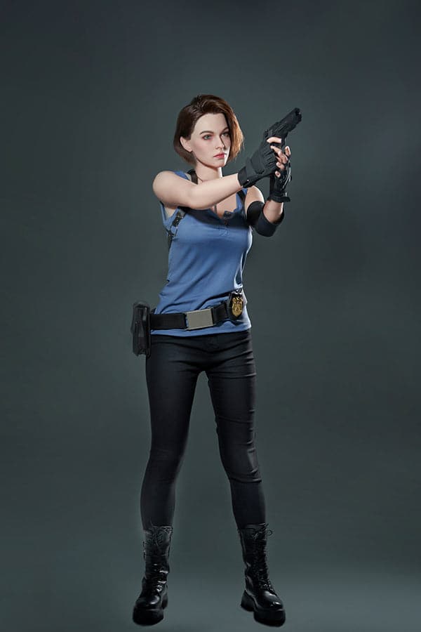 168cm/5ft6 E-cup Resident Evil Game Silicone Sex Doll Jill Valentine
