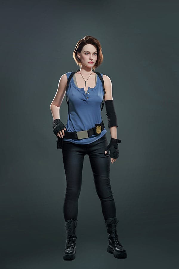 168cm/5ft6 E-cup Resident Evil Game Silicone Sex Doll Jill Valentine
