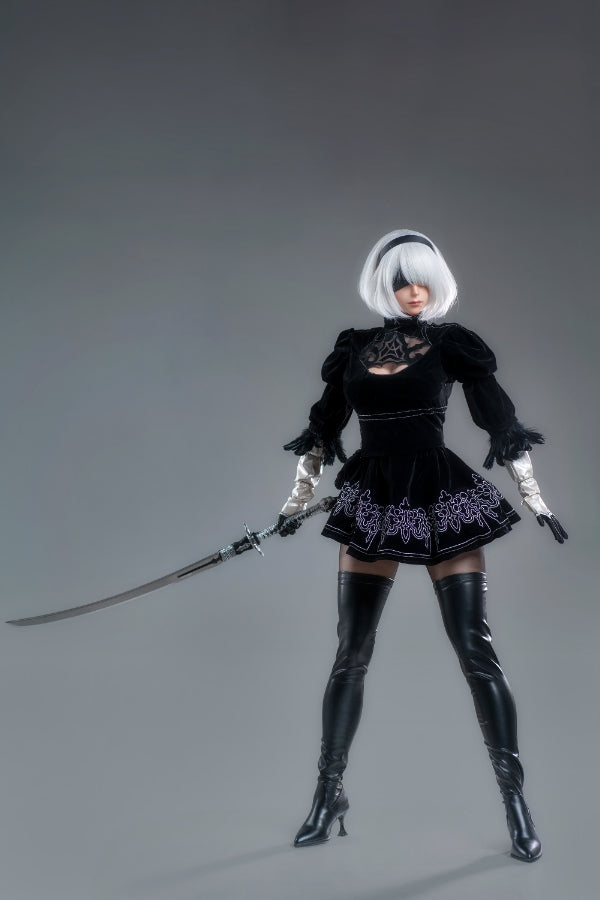 Game Lady Muscular 2B 171cm G-cup Anime Silicone Sex Doll (Nier: Automata)