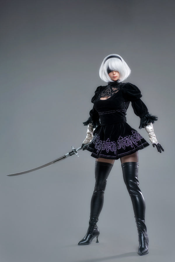 Game Lady Muscular 2B 171cm G-cup Anime Silicone Sex Doll (Nier: Automata)