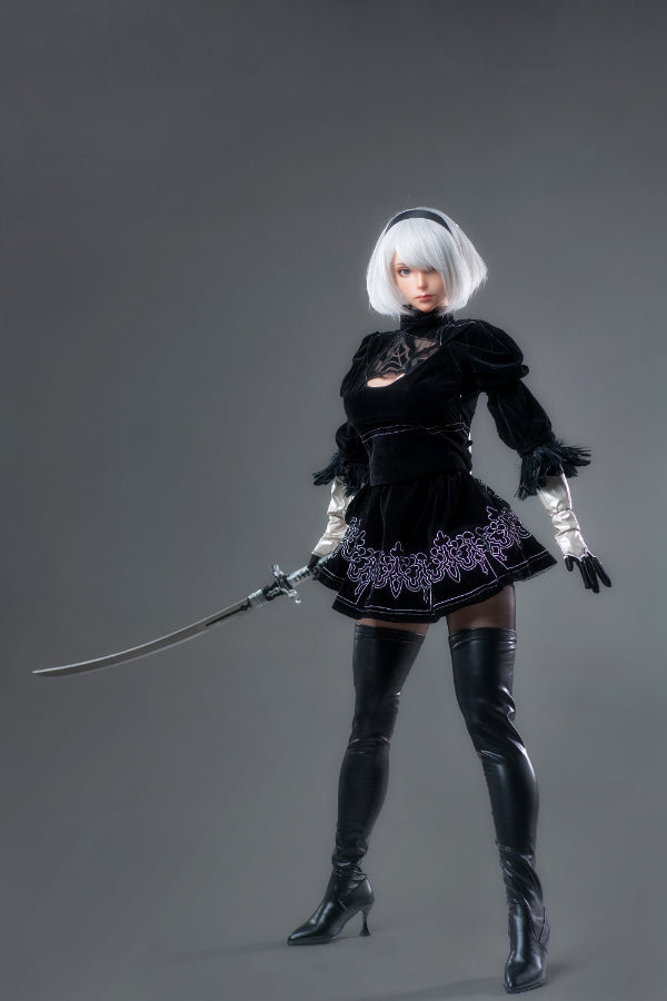 Game Lady Muscular 2B 171cm G-cup Anime Silicone Sex Doll (Nier: Automata)