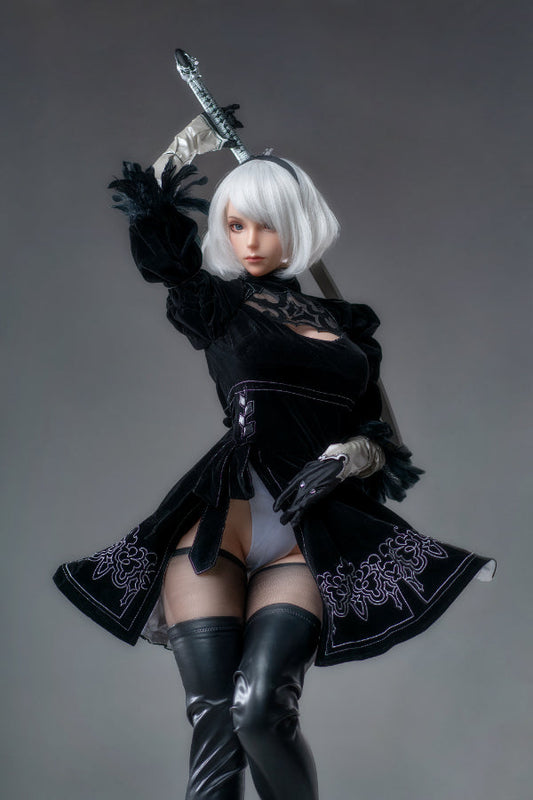 Game Lady Muscular 2B 171cm G-cup Anime Silicone Sex Doll (Nier: Automata)