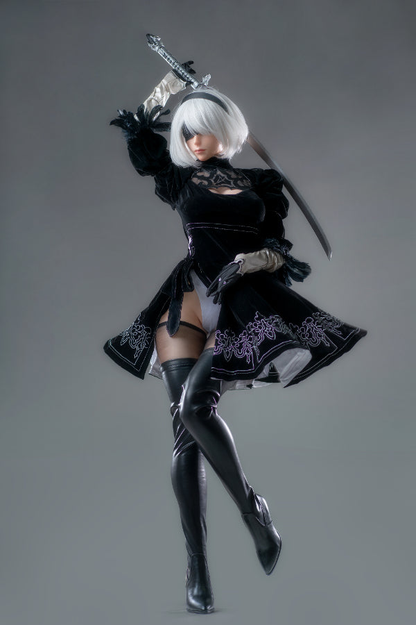Game Lady Muscular 2B 171cm G-cup Anime Silicone Sex Doll (Nier: Automata)