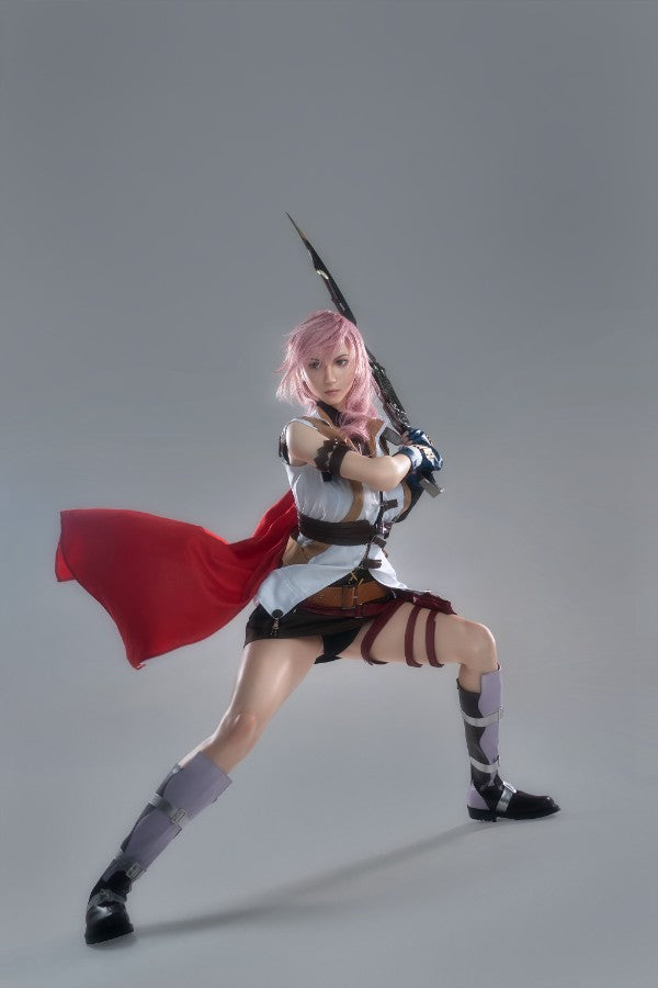 171cm/5ft7 G-cup Final Fantasy 13 Game Silicone Sex Doll - Lightning