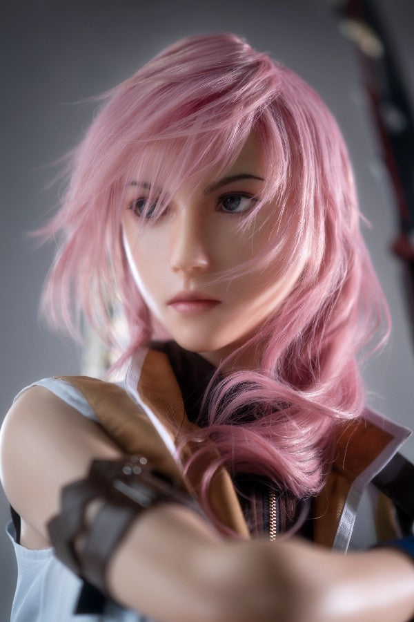 171cm/5ft7 G-cup Final Fantasy 13 Game Silicone Sex Doll - Lightning