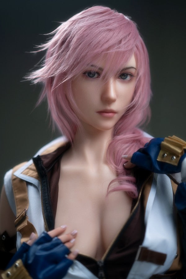 171cm/5ft7 G-cup Final Fantasy 13 Game Silicone Sex Doll - Lightning
