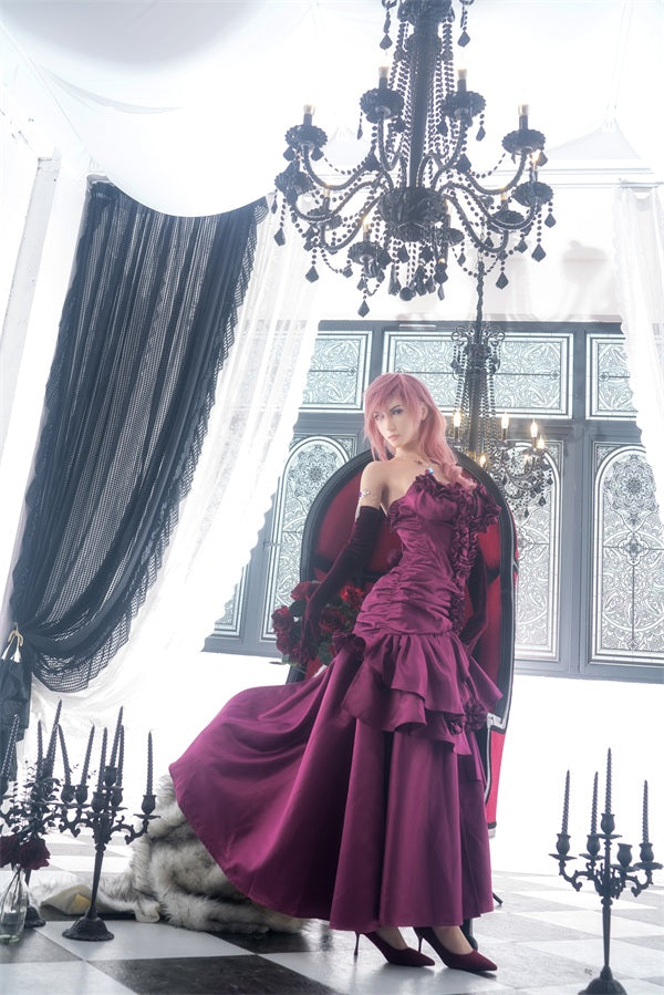 171cm/5ft7 G-cup Final Fantasy 13 Game Redhead Silicone Sex Doll - Lightning