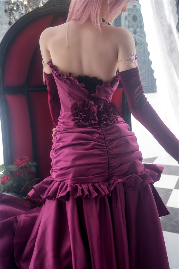 171cm/5ft7 G-cup Final Fantasy 13 Game Redhead Silicone Sex Doll - Lightning