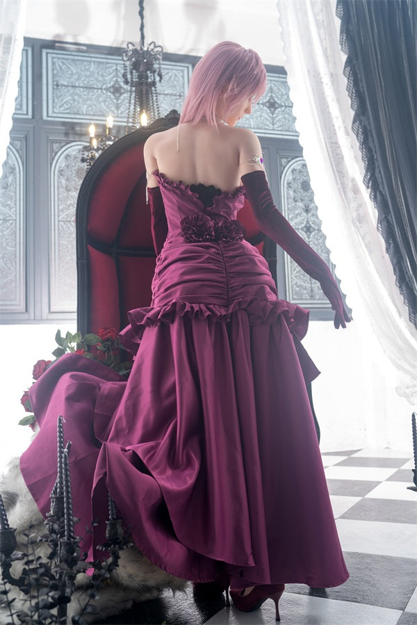 171cm/5ft7 G-cup Final Fantasy 13 Game Redhead Silicone Sex Doll - Lightning