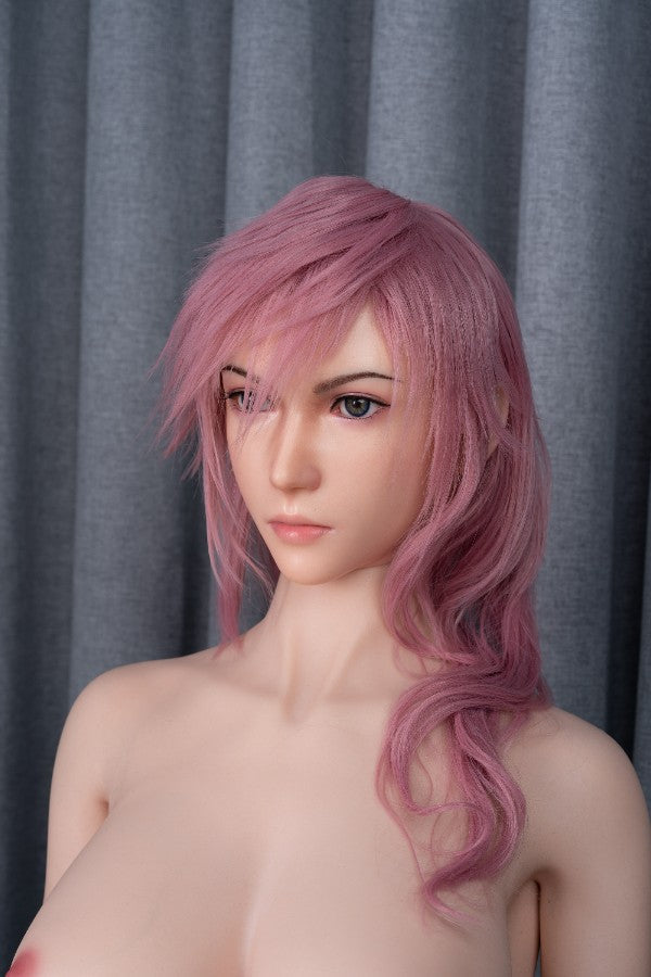 171cm/5ft7 G-cup Final Fantasy 13 Game Silicone Sex Doll - Lightning