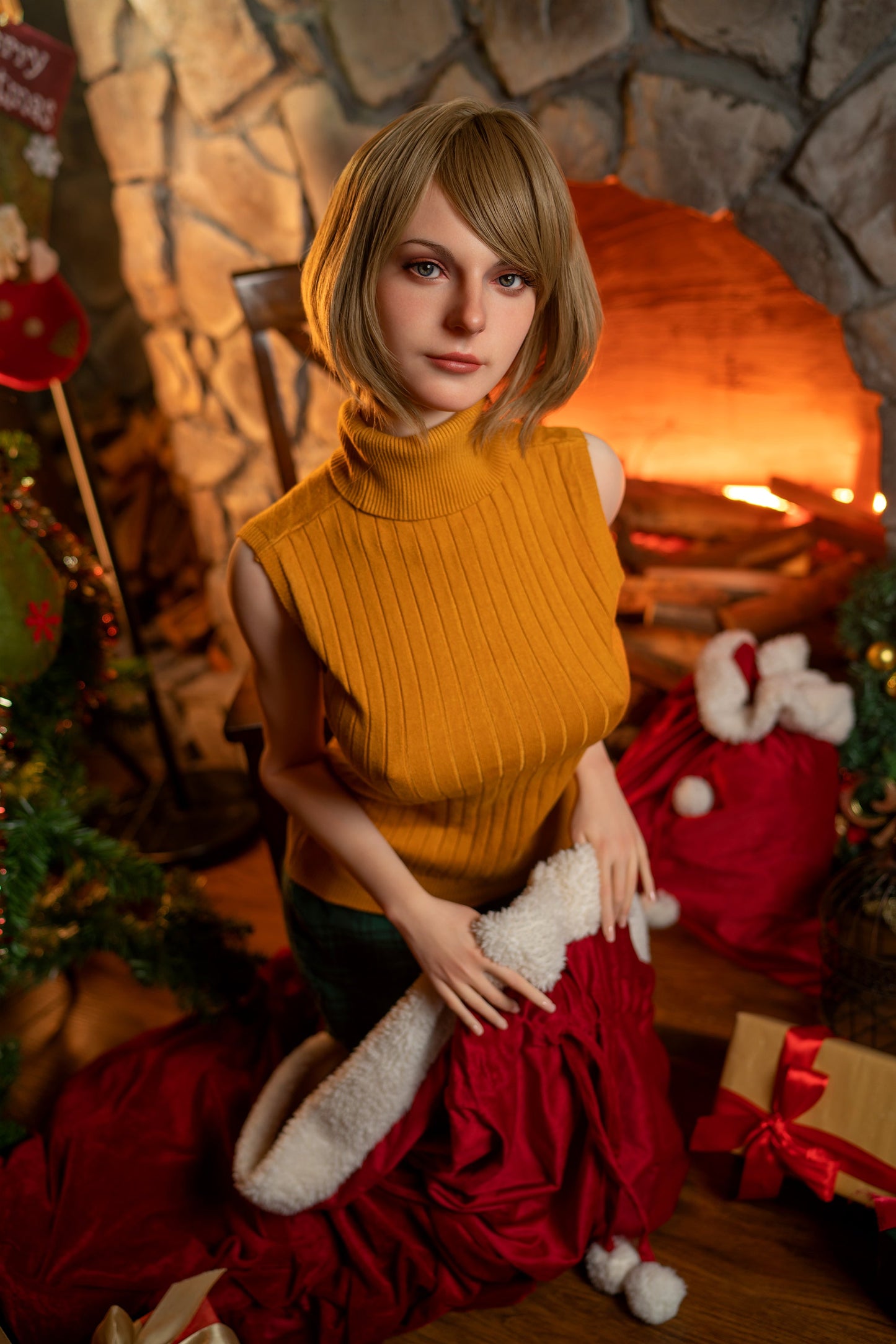 171cm/5ft7 G-cup Blonde Silicone Sex Doll - Lady No.22_1