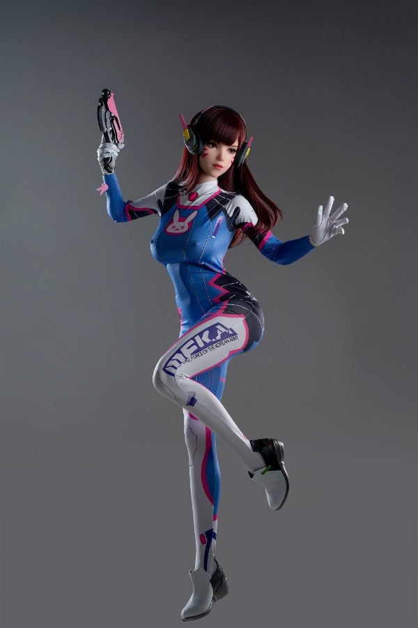 167cm/5ft6 D-cup Cosplay Game Silicone Sex Doll - D.VA