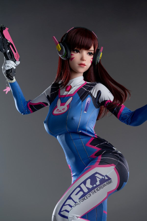 167cm/5ft6 D-cup Cosplay Game Silicone Sex Doll - D.VA