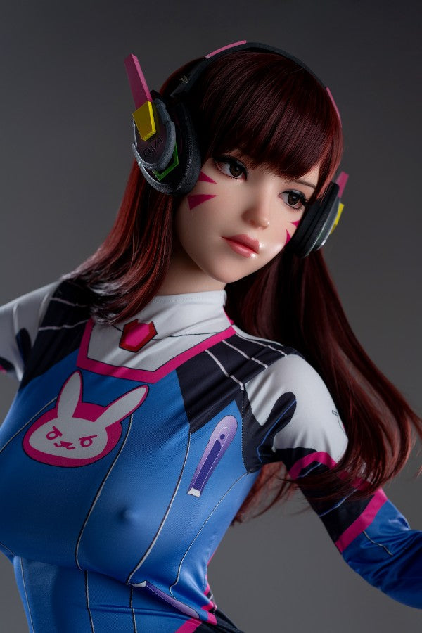 167cm/5ft6 D-cup Cosplay Game Silicone Sex Doll - D.VA