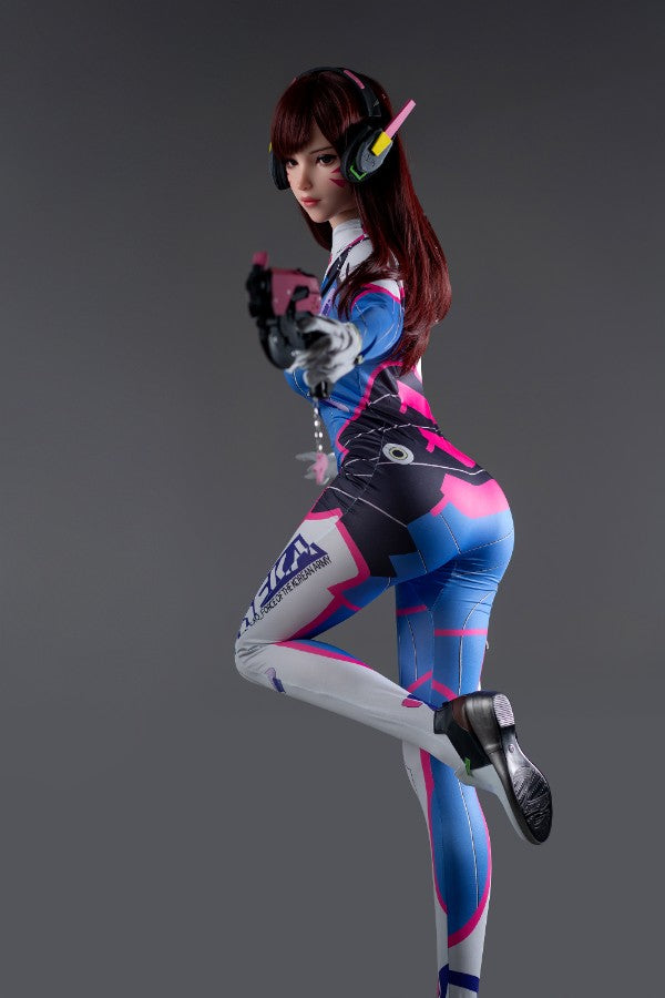 167cm/5ft6 D-cup Cosplay Game Silicone Sex Doll - D.VA