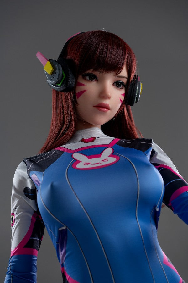 167cm/5ft6 D-cup Cosplay Game Silicone Sex Doll - D.VA