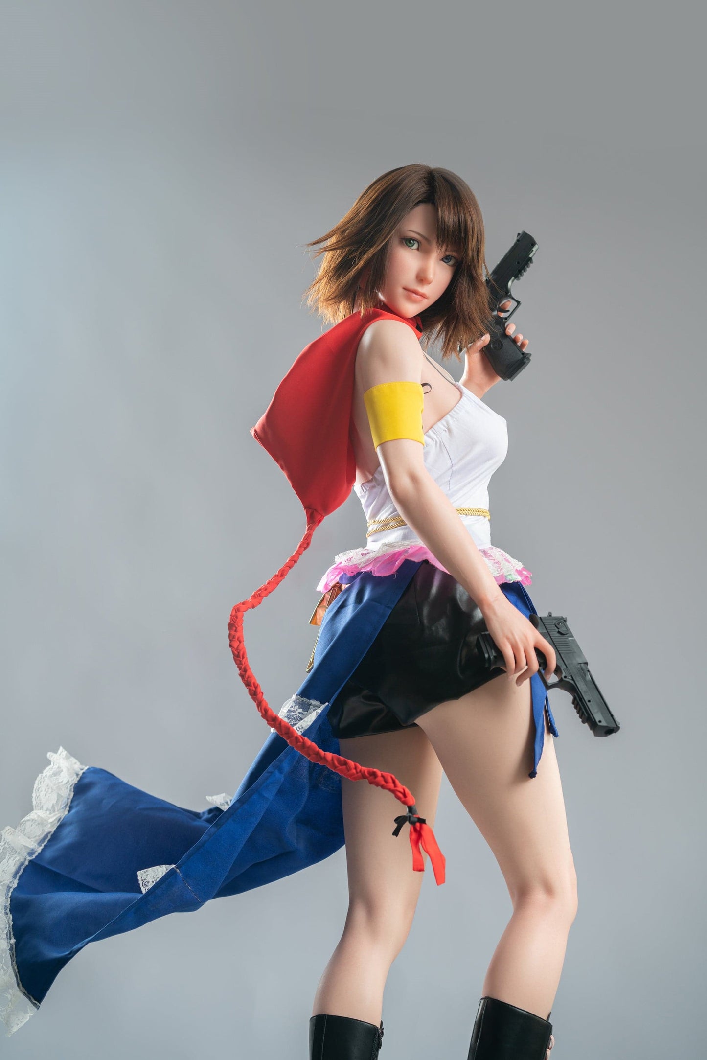 167cm/5ft6 D-cup Popular Final Fantasy X Silicone Sex Doll “Yuna”