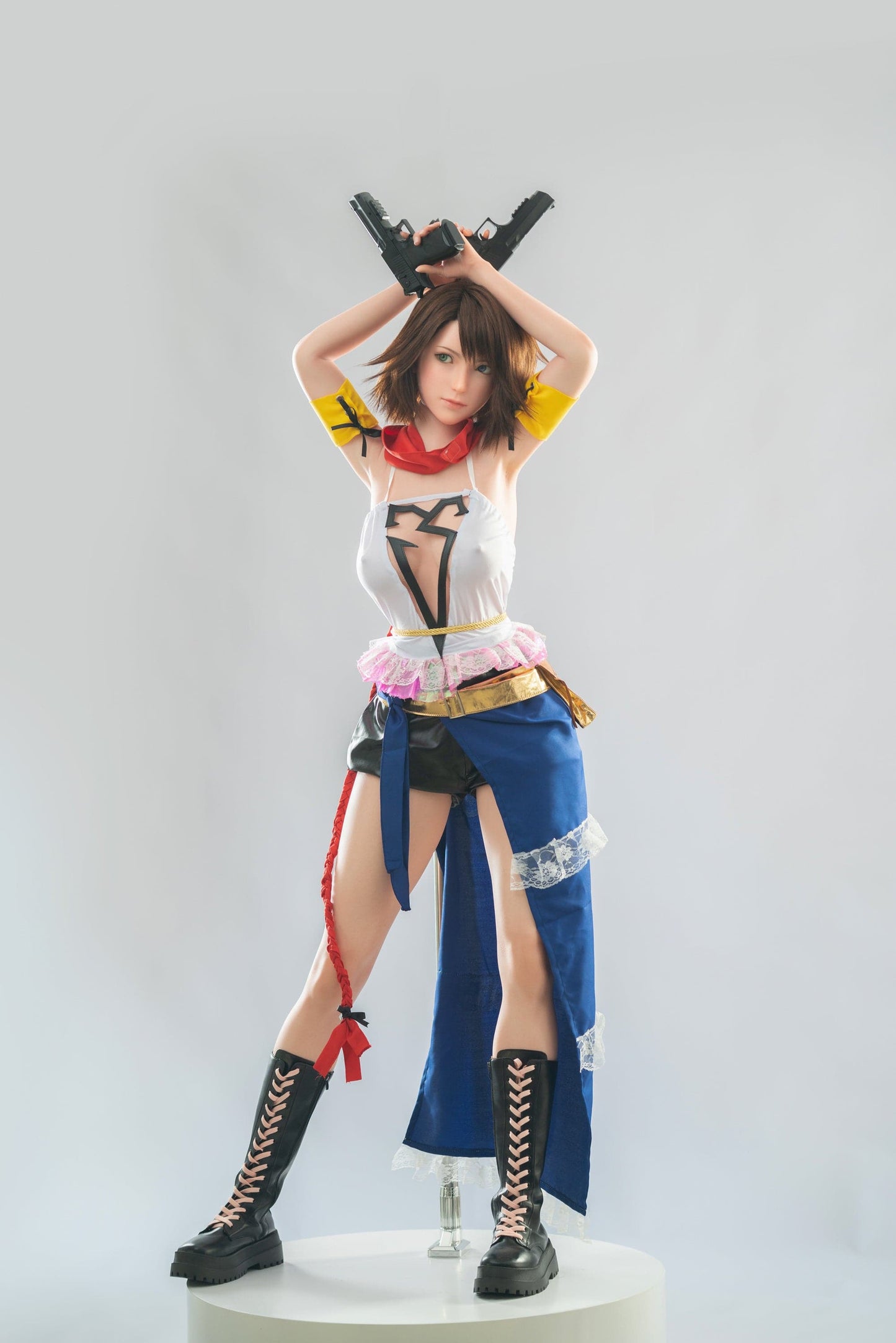 167cm/5ft6 D-cup Popular Final Fantasy X Silicone Sex Doll “Yuna”
