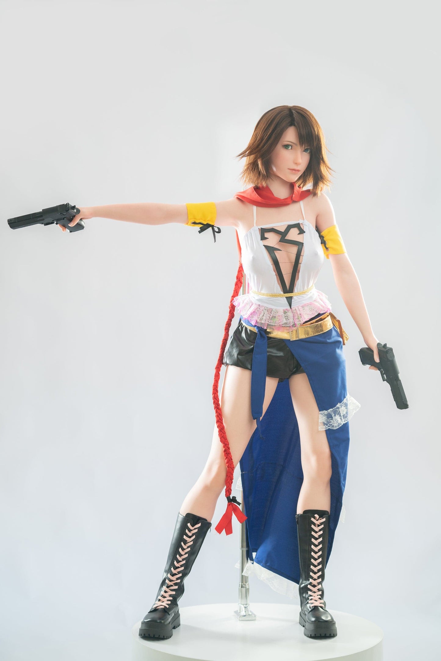 167cm/5ft6 D-cup Popular Final Fantasy X Silicone Sex Doll “Yuna”
