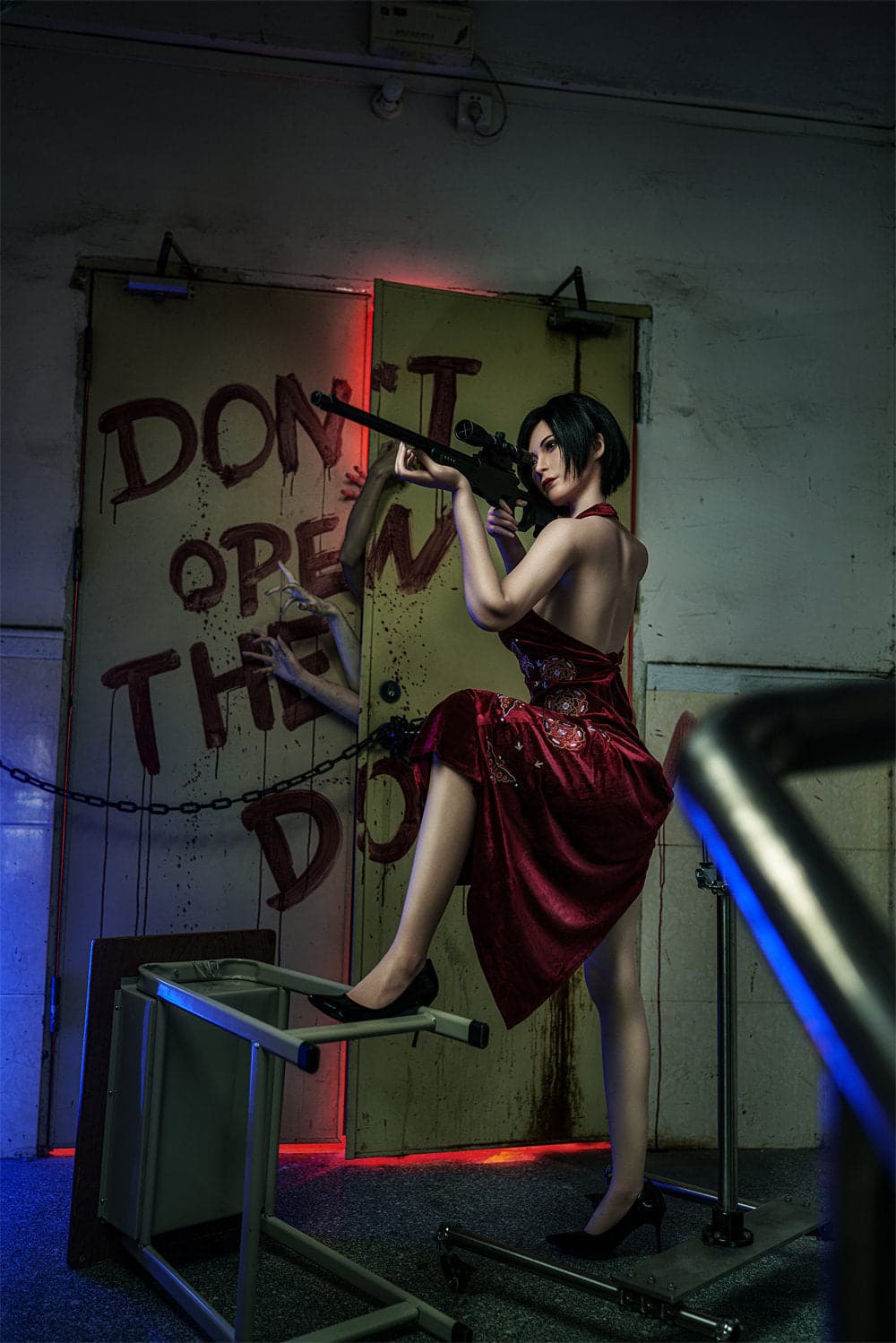 166cm/5ft5 E-cup Realistic Resident Evil Sex Doll Ada Wong