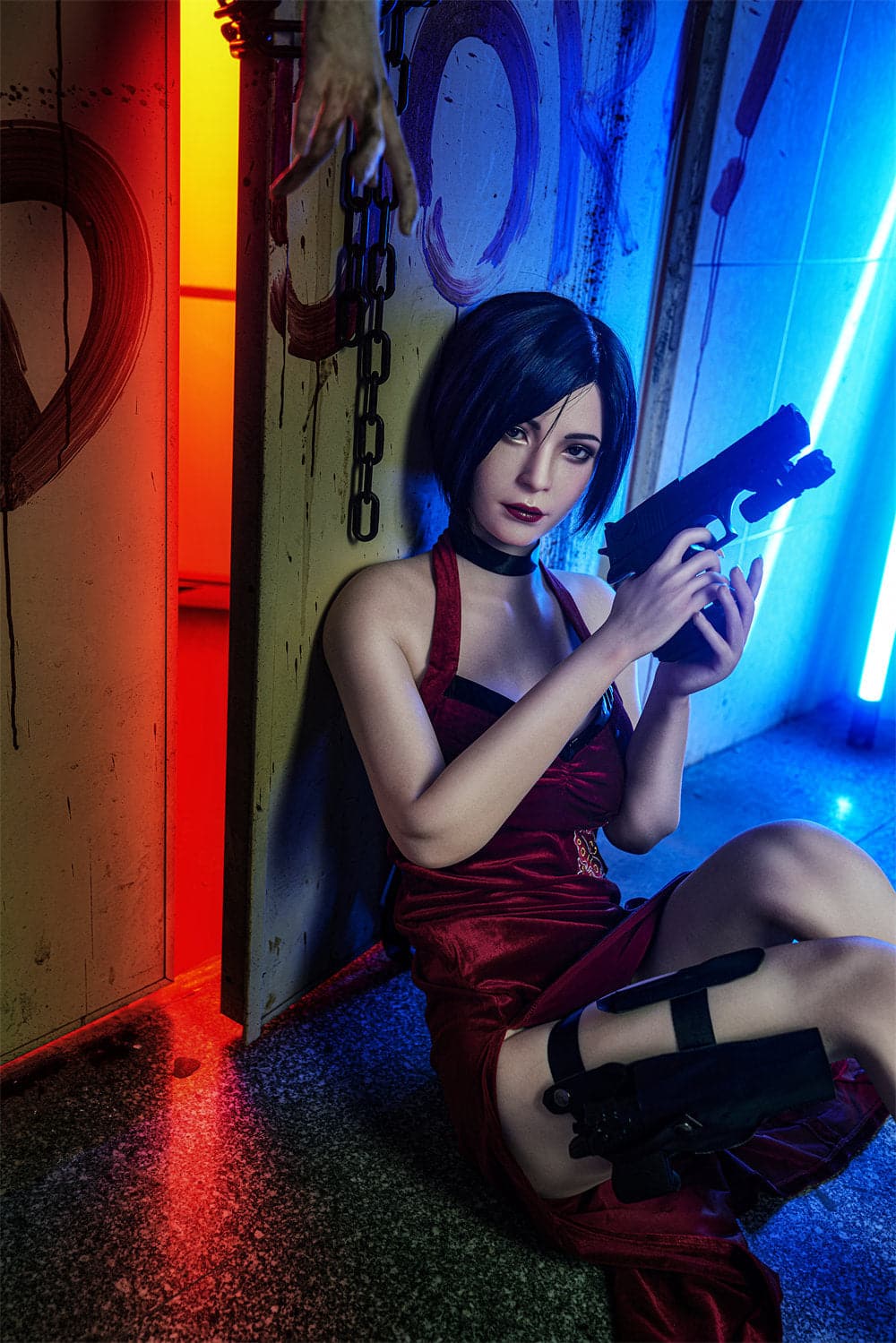 166cm/5ft5 E-cup Realistic Resident Evil Sex Doll Ada Wong