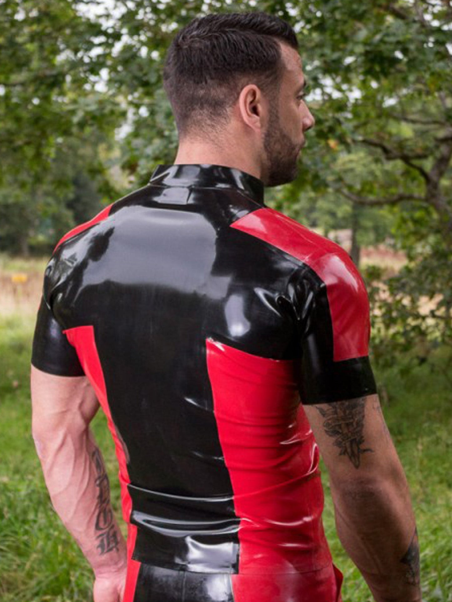 Latex/Rubber Panel Shirt