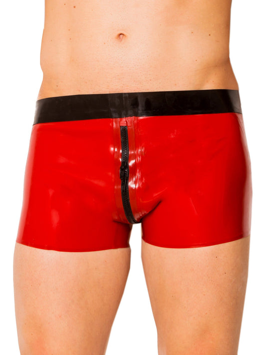 Latex/Rubber Renegade Zipped Shorts